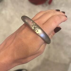 Alexis Bittar bracelet: metallic taupe!